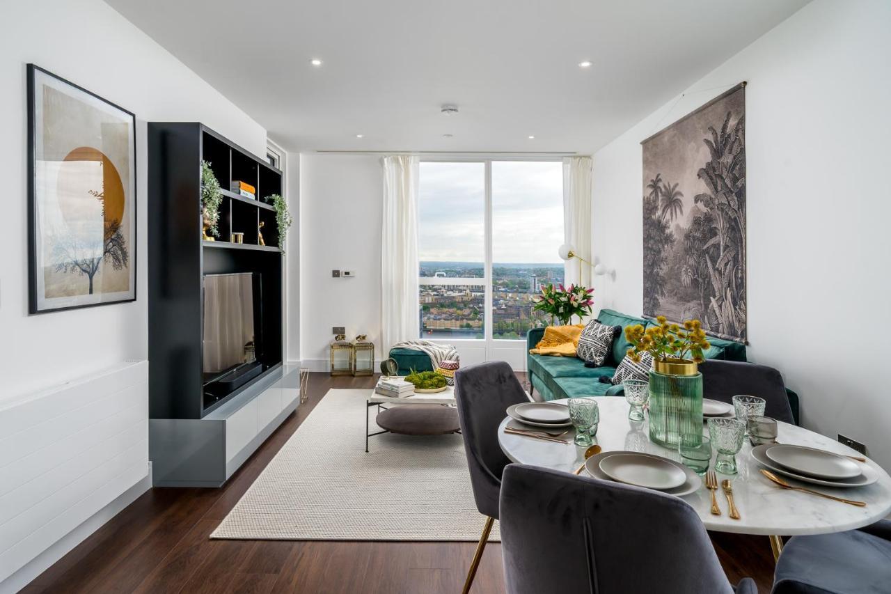 Luxurious Spacious 2Bed Suites Skyline River Views By Canary Wharf Londra Esterno foto