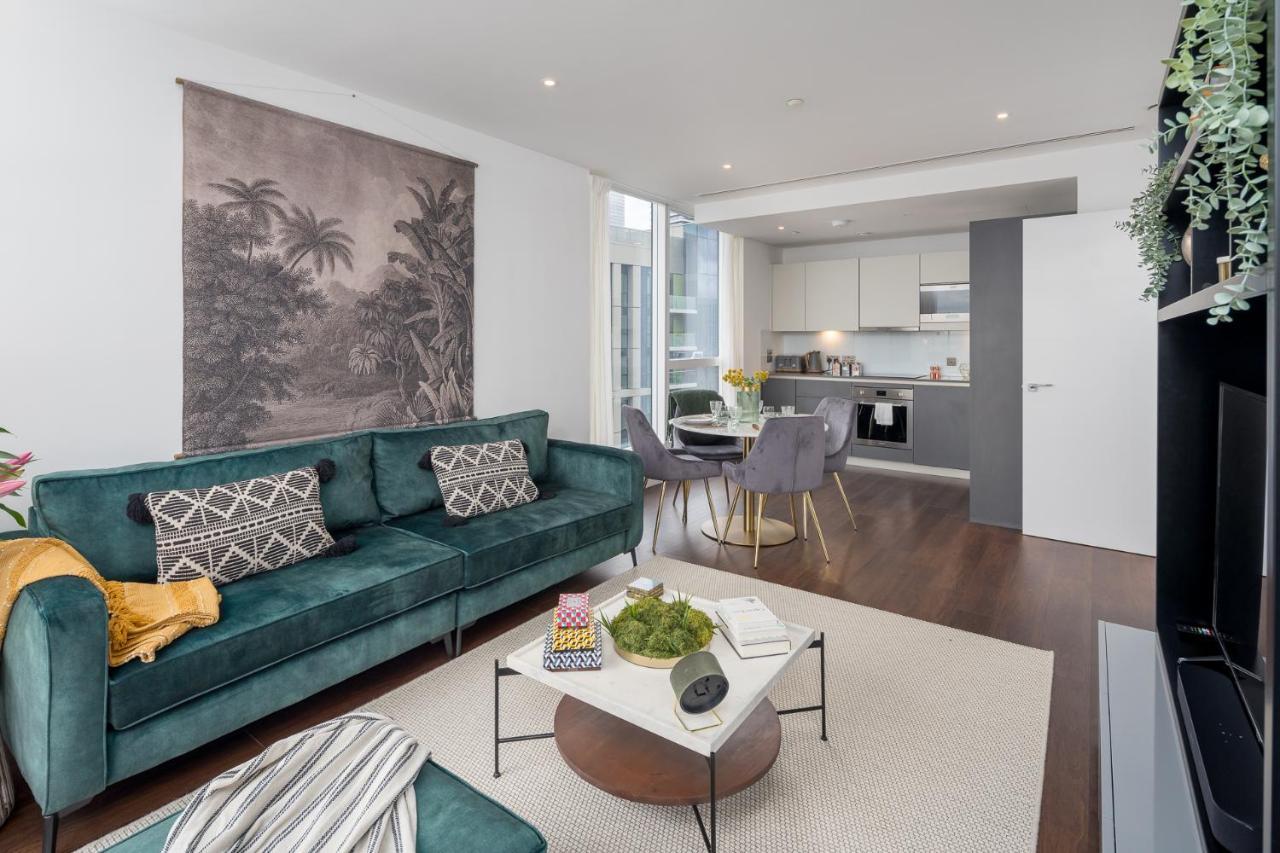 Luxurious Spacious 2Bed Suites Skyline River Views By Canary Wharf Londra Esterno foto