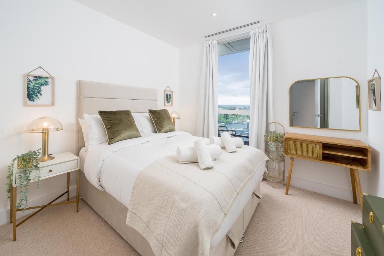 Luxurious Spacious 2Bed Suites Skyline River Views By Canary Wharf Londra Esterno foto