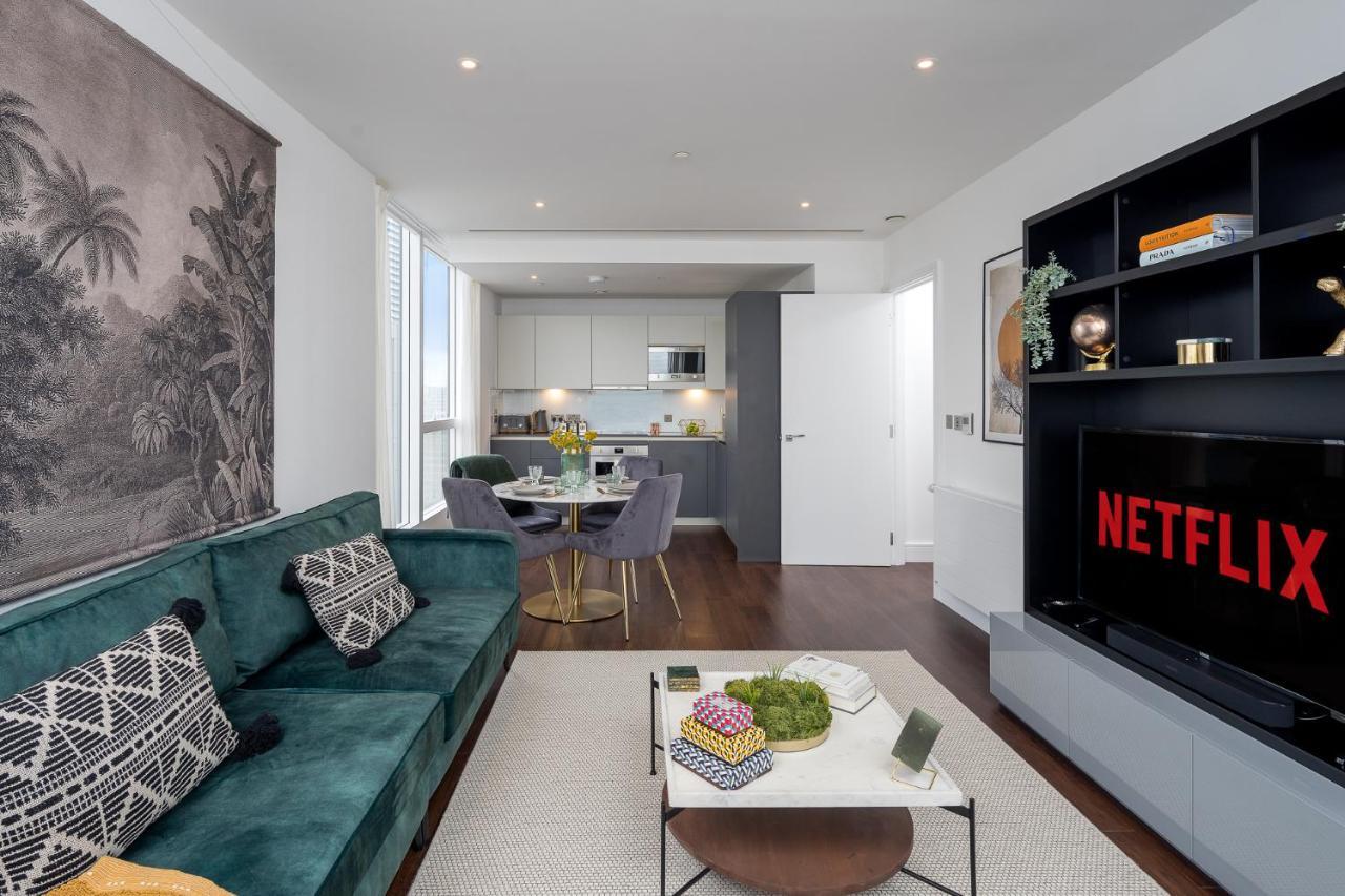 Luxurious Spacious 2Bed Suites Skyline River Views By Canary Wharf Londra Esterno foto