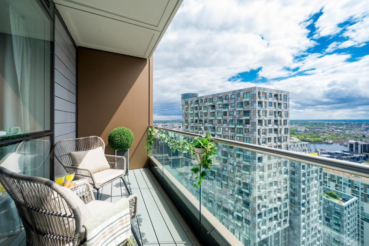 Luxurious Spacious 2Bed Suites Skyline River Views By Canary Wharf Londra Esterno foto