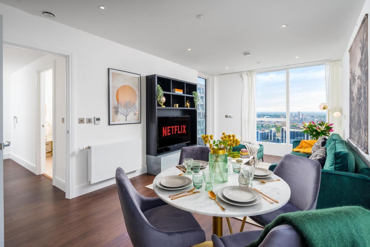 Luxurious Spacious 2Bed Suites Skyline River Views By Canary Wharf Londra Esterno foto